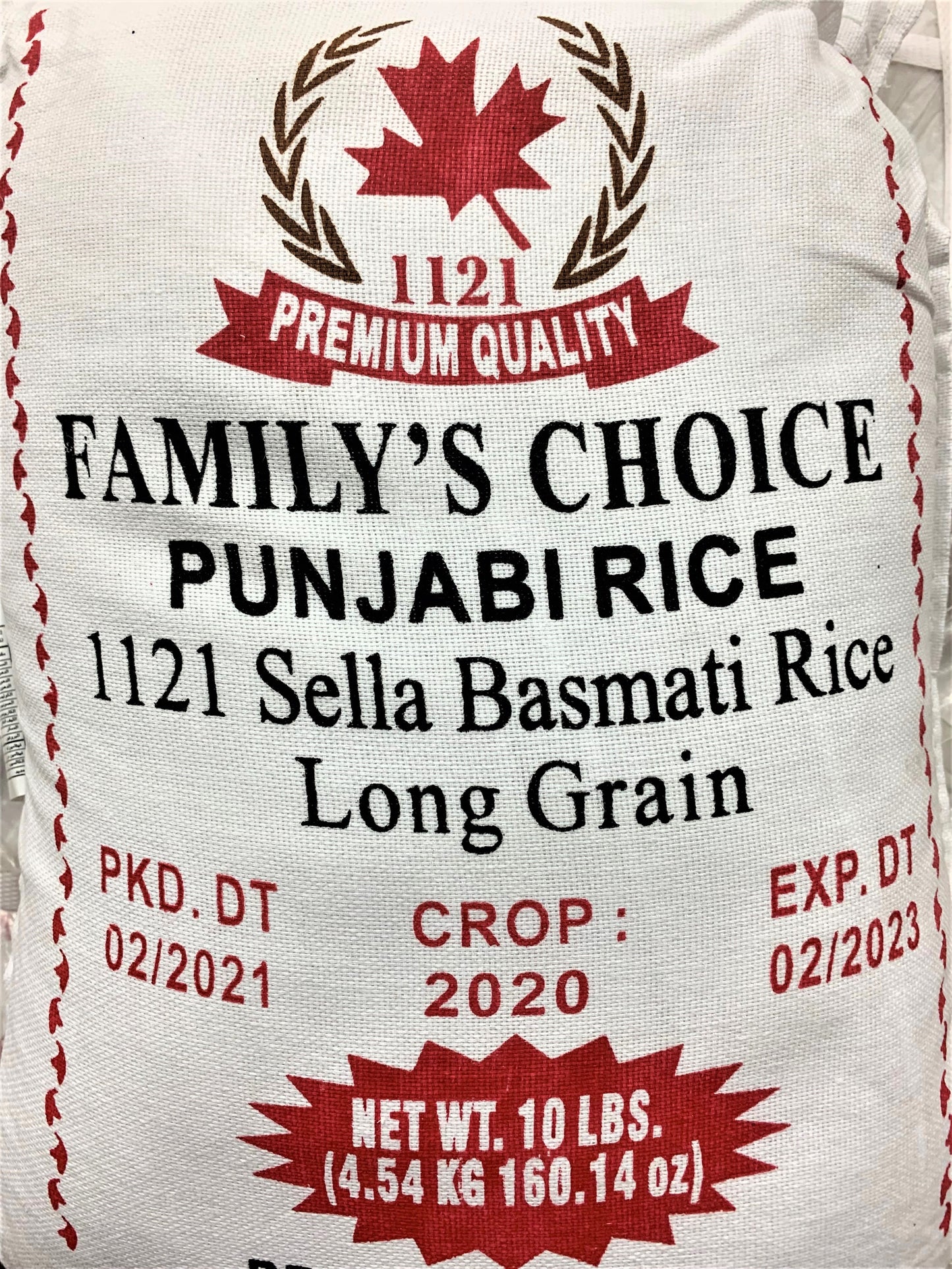 FC 1121 Creamy Sella Long Grain Basmati Rice (10lb bag)