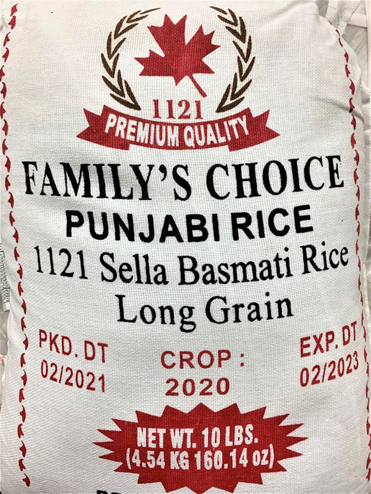 FC 1121 Creamy Sella Long Grain Basmati Rice (10lb bag)